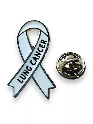 Lung Cancer Awareness Pin Badge 3cm X 2cm • £4.79