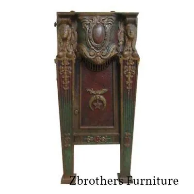 Victorian Mason Masonic Architectural Salvage Cast Iron Theater Seat Freemason D • $386.10