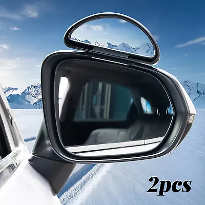 $17.88 • Buy 2PC Car Rearview Side Mirror Blind Spot Rear View Convex Wide Angle Adjustable