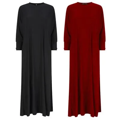 £12.99 • Buy New Women Abaya Islamic Burqa Jilbab Kaftan Farasha Ladies Plain Long Maxi Dress