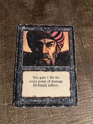 El-Hajjaj X1  Arabian Nights Set Damaged See Photos WOTC MTG • $50