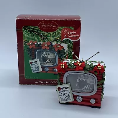 I Love Lucy Vitameatavegamin TV 2002 Christmas Ornament Light & Sound • $36.21