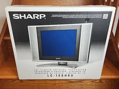 $199.95 • Buy Sharp 13” Inch TV LCD LC-13SH6U NEW IN BOX, RETRO GAMING TV
