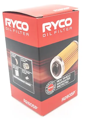 Oil Filter R2605P Ryco For Holden Commodore 3.0LTP LF1LFW VE Sedan I V6 • $11.68