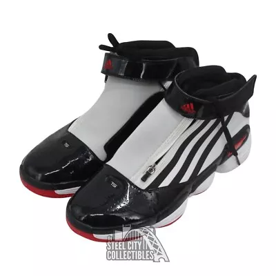 2009-2010 Derrick Rose Game Used Chicago Adidas Sneakers - MEARS LOA • $1299.95