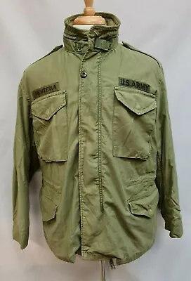 £109.95 • Buy Genuine 1980s US Army Olive Green With Liner M65 Combat Jacket #3