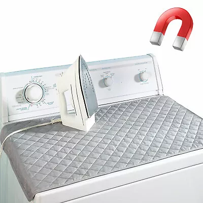 Portable Magnetic Mat Washer Ironing Cover Dryer Board Heat Resistant Blanket • $14.48