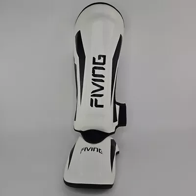 One FIVING Muay Thai/MMA Shin Guards Size S Small White - **Right Only!** • $16.99