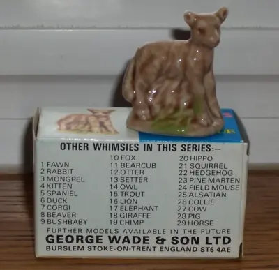 VINTAGE WADE  WHIMSIE  #30 LAMB With Box 1975 • $5.75