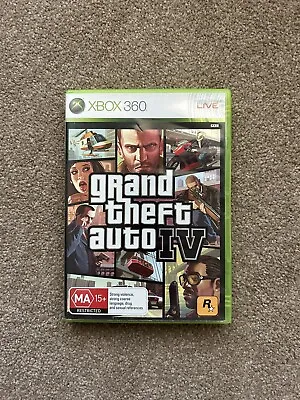 Microsoft Xbox 360 Grand Theft Auto IV PAL Game And Manual • $9.99