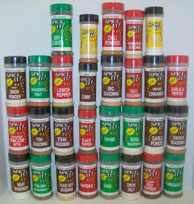 SPICE IT! Seasoning Spices. Over 80 Flavors To Choose From. Self-Select! (M-Z) • $4.95