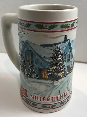 Miller High Life Collector Series 1985 Holiday Christmas Stein • $10