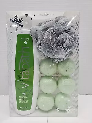 Vitabath Original Spring Green Moisturizing Bath/Shower Gelee Gift Pack 16oz • $29.99