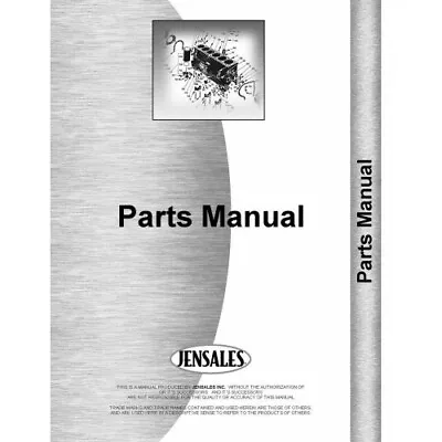 Massey Ferguson 3000 Tractor Parts Manual • $55.99