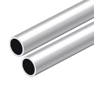 2pcs Aluminum Round Tube 300mm Length 19mm OD 16mm Inner Dia Seamless Tube • $14.84