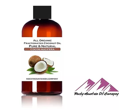 100% PREMIUM FRACTIONATED COCONUT OIL COLD PRESSED MCT 4 16 32 Oz Gallon • $8.95