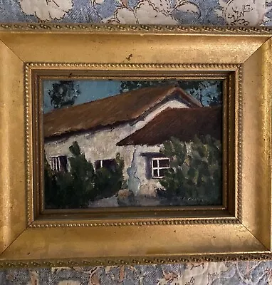 CALIFORNIA’S FIRST THEATER Monterey CA Early California Plein Air Painting • $435