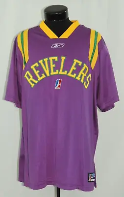 NBDL Mobile Revelers Sewn Stitched Jersey Shirt Warm Up Mardi Gras OOP 23 VTG AL • $239.99