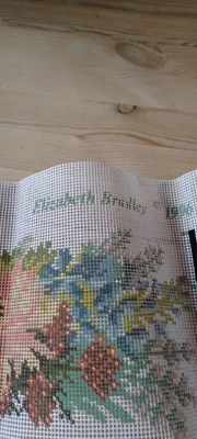 £30 • Buy Elizabeth Bradley New  Midsummer Bell Pull/Carpet Border Printed Tapestry Canvas