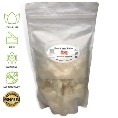 Raw Mango Butter Unrefined - 100% Pure Organic Natural Vegan Skin Hair Body BULK • $399.95