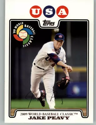 2008 Topps Update World Baseball Classic Preview #WBC7 Jake Peavy  ID:64483 • $0.99