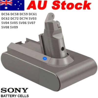 NEW For V6 Animal/Slim 6.4AH BATTERY DC58 DC61 DC62 DC72 SV03 SV04 650 880 Vac • $28.49