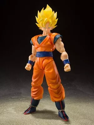 1/12 S.H. Figuarts Dragon Ball Z Super Saiyan Goku Full Power Figure NEW • $54.99