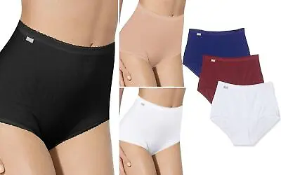 £16.99 • Buy Cotton Maxi Brief Playtex 3 Or 6 Pack (P00BQ) Black, Nude, White, Mixed M-7XL
