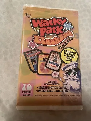 Wacky Packages Flashback Trading Card Sticker Pack 2008 • $6.99