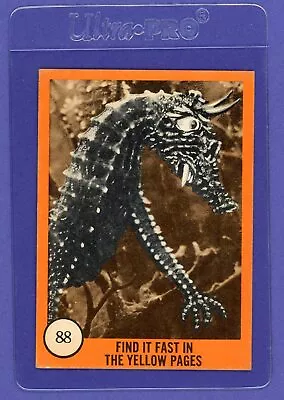 1961 Nu-Cards Horror Monster Series #88 Orange Border Vintage Trading Card • $5.99