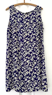 F&f.  Purple /stone Butterfly Print Tunic Dress.  Size 14 • £8.99