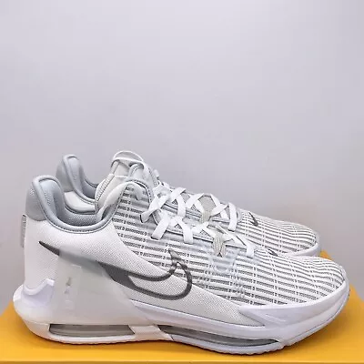 NEW Nike Lebron Witness VI 6 Metallic Pewter Sneakers CZ4052-102 Mens Sizes • $59