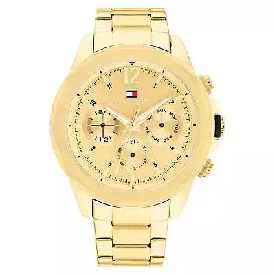 Tommy Hilfiger Gold Steel Multi-function Men's Watch - 1792060 • $319