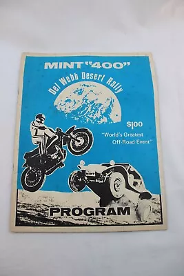1970 Del Webb Mint 400 Desert Rally Racing Program Nevada Vintage • $49.99