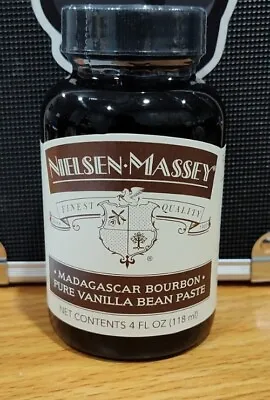 Nielsen-Massey Madagascar Bourbon Pure Vanilla Bean Paste 4fL Oz FREE SHIPPING • $20.50