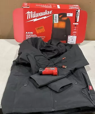 Open Box Milwaukee M Black M12 Heated Axis Jacket Kit. 205B-21M. • $99.14