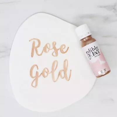 PME Edible Paint - Rose Gold (20g / 0.7oz) Cake Decorating Sugarcraft • £8.96