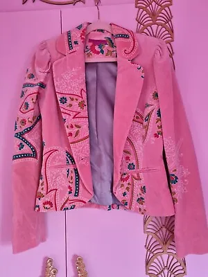 Matthew Williamson Pink Embroidered Jacket • £15