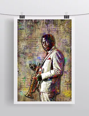 MILES DAVIS JAZZ Pop Art 24x36in Poster Miles Davis Tribute Print Free Shipping • $59.99