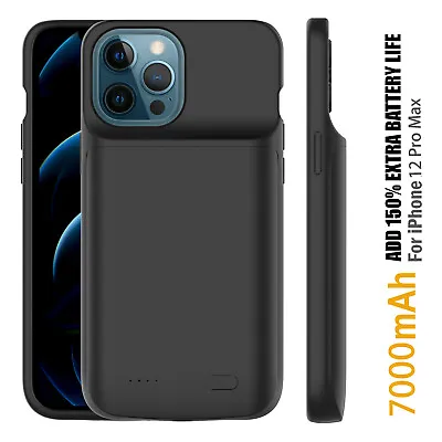 7000mAh For IPhone 11/12 Pro Max/7/8+ Battery Case Power Bank Charger Charging • $75.99