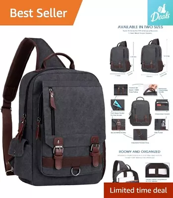 Versatile Cross Body Messenger Bag - Fits 13.3  To 15.6  Laptop/Tablet • $45.59