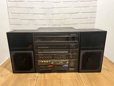 £38 • Buy Fidelity Record Player | Midivision | Vintage | MV-1402 | Cassette Player |Black