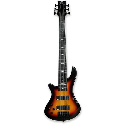 Left-Handed 6 String Electric Bass Bolt_On Maple NeckPoplar Body Sunburst • $199.99