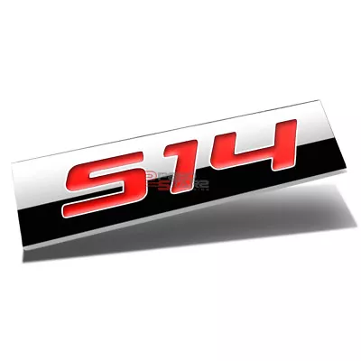 3d Polish Red Lettering For S14 Metal Emblem Decal Logo Trim Badge 3m Adhesive • $6.88