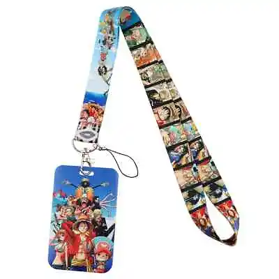 One Piece Anime Series Monkey D. Luffy Themed Lanyard With ID Badge Holder • $7.99