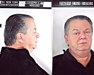 Joey Massino Mug Shot 8x10 Photo Mafia Organized Crime Mobster Mob Picture  • $4.99