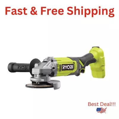 RYOBI 4-1/2  Angle Grinder 18V Cordless Adjustable Handle Position (Tool Only) • $79.99