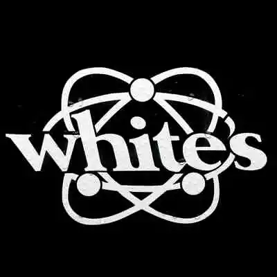 White’s Electronics Metal Detector Vinyl Sticker White – 7 X 11 • $14.90