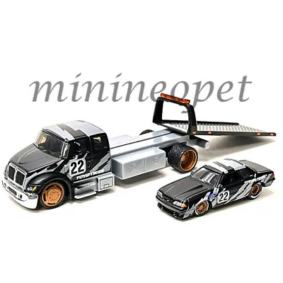 Maisto 15055-21ty International Durastar Flatbed & 1988 Mustang 1/64 Toyo Tires • $10.90