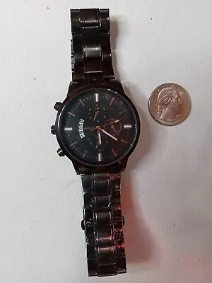 FNGEEN Men Fashion Military Stainless Steel Analog Date Sport Quartz Wrist Watch • $19.95